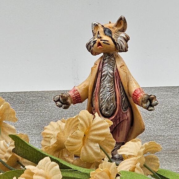 Vintage Hand-painted Fontanini Depose Italy Pirate Cat Figurine Collectible - Picture 2 of 10